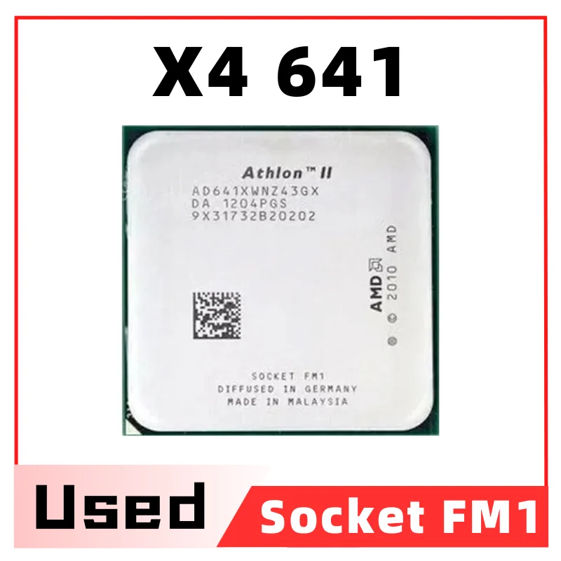 Athlon II X4 641 2.8 GHz  ھ CPU μ, AD641XWNZ43GX  FM1